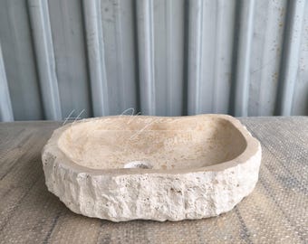 Natural Stone Bathroom Decor Sink, Decorative Washbasin, Powder Room Marble Sink