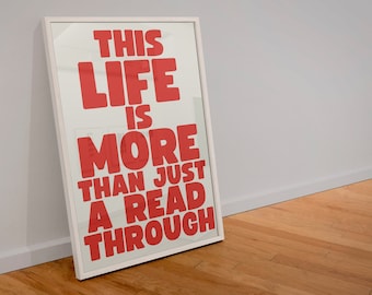 Red Hot Chili Peppers Lyrics Print: Trendy Music Poster
