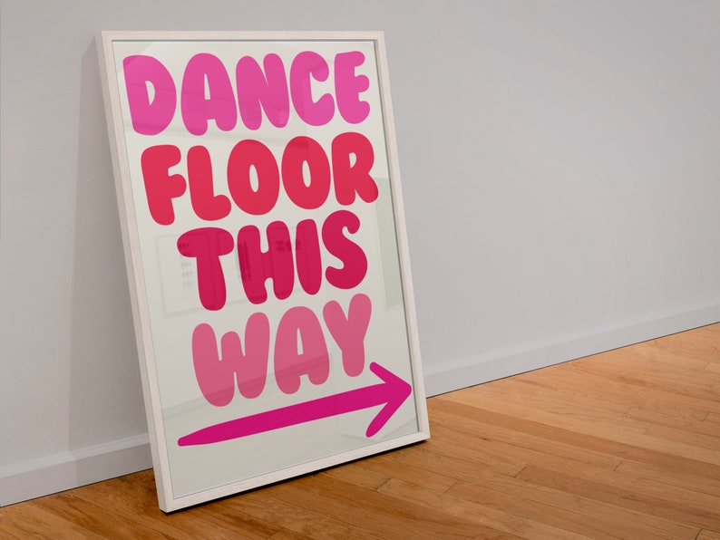 dance floor poster