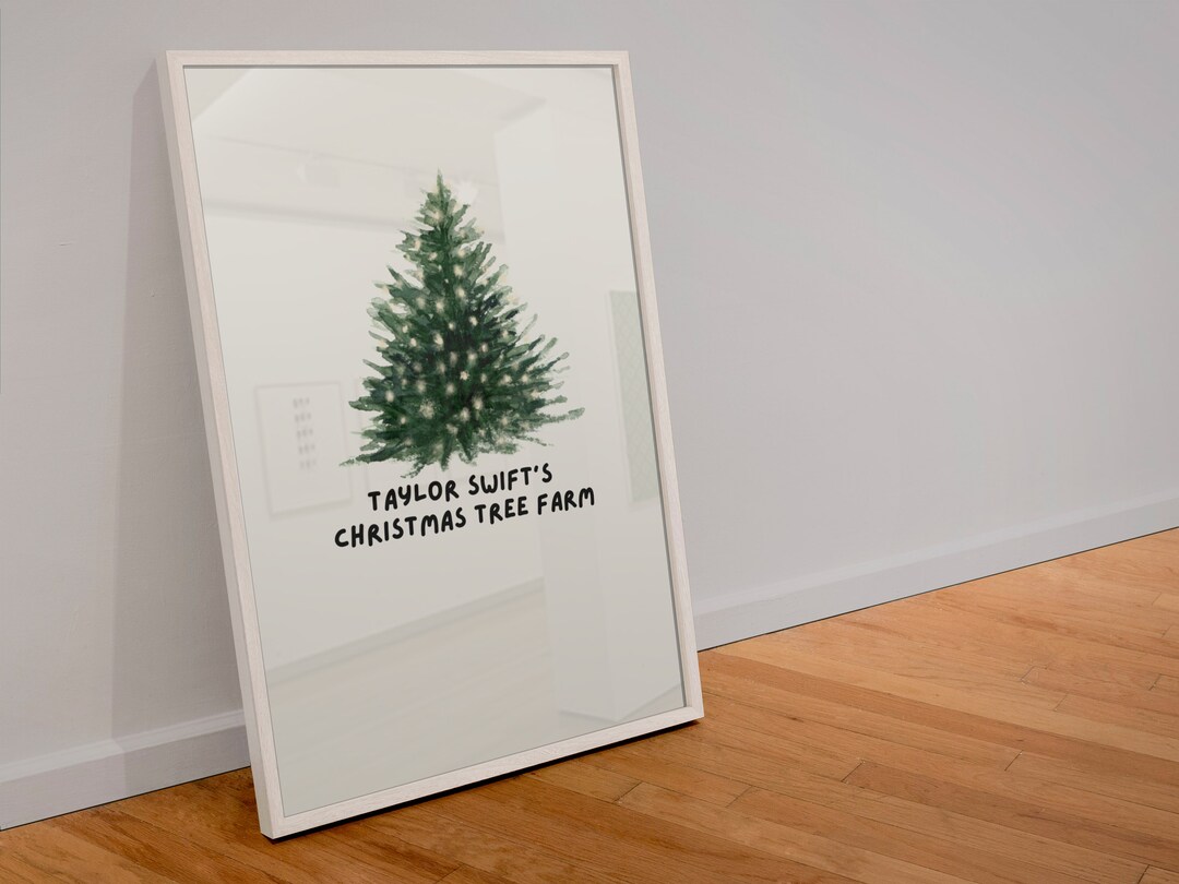Taylor Swifts Christmas Tree Farm Inspired Print Taylor Swift Inspired