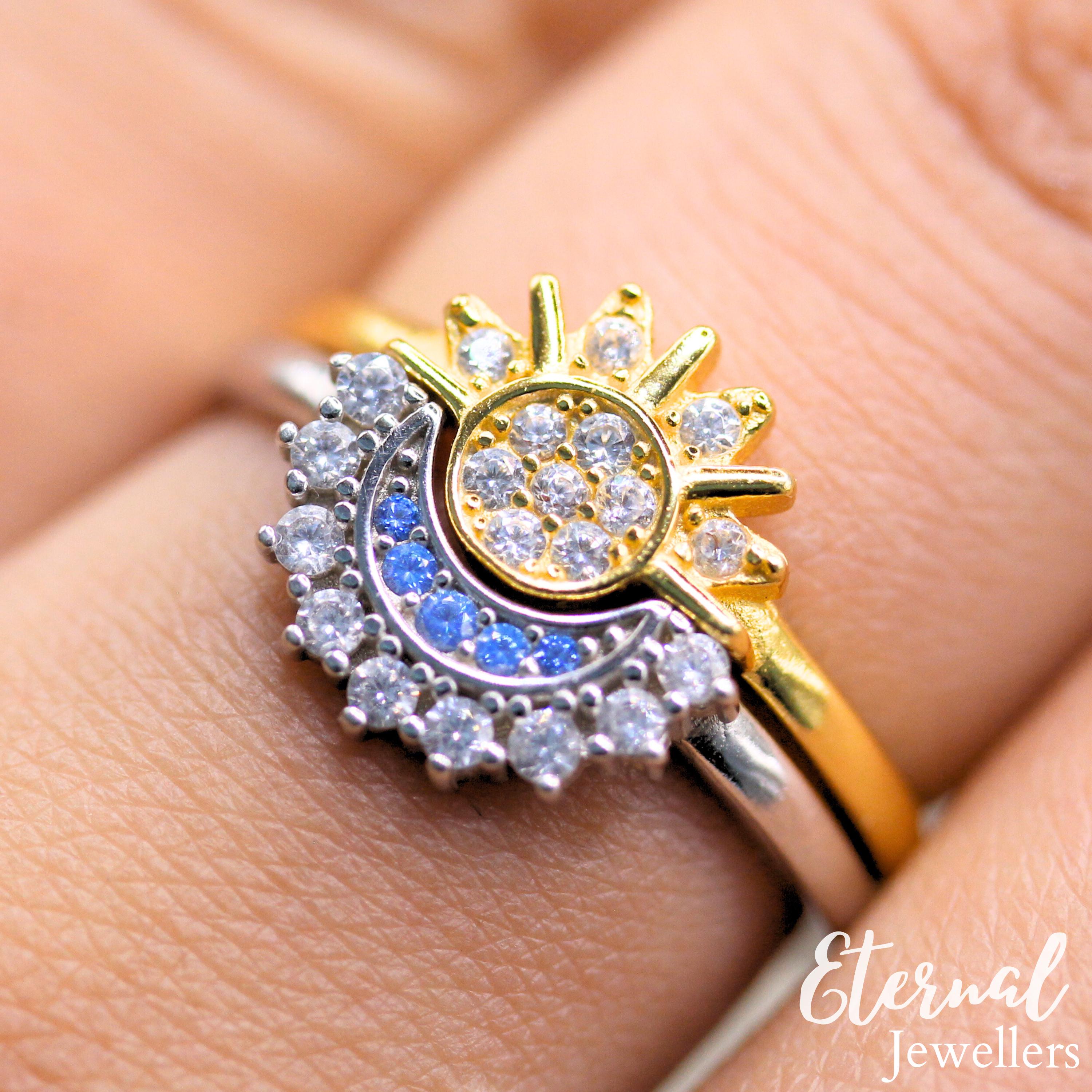 ファッション通販 安い sun Pandora and 日本 Etsy - set ring moon アクセサリー