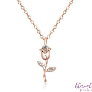 rose gold necklace gold belle necklace