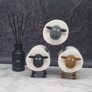 Toilet paper holder | toilet paper holder | 20+ colors | toilet sheep | Toilet sheep | Bathroom decoration | stackable