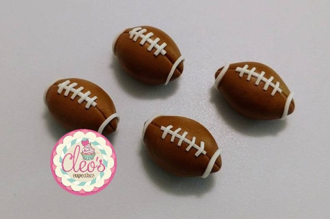 Hand Made Rugby Handmade Rugby/american Football Edible Cake Toppers, Sports Party ...