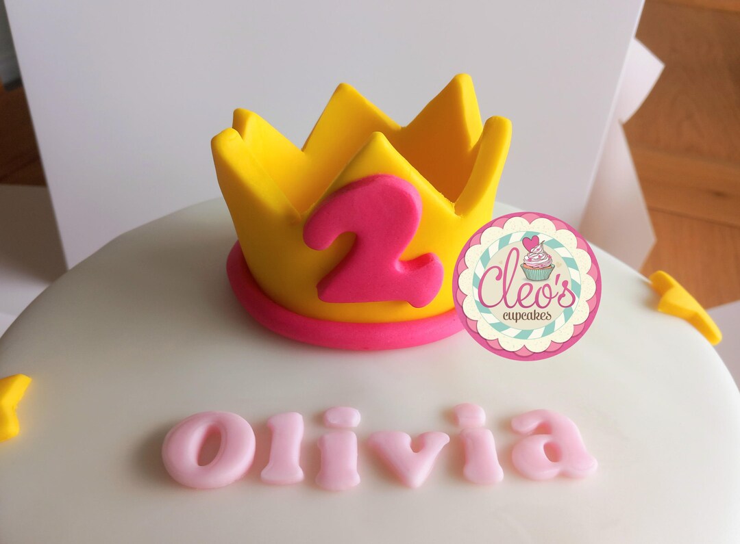 Crown Cake Topper, Edible From Fondant! - Etsy