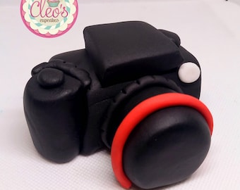 Large Edible Camera Cake Topper