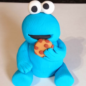 Unofficial Cookie Monster Fondant Edible