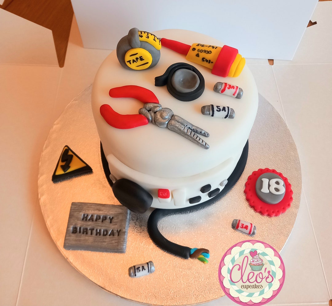 Electrician Tools Cake Toppers - Etsy UK