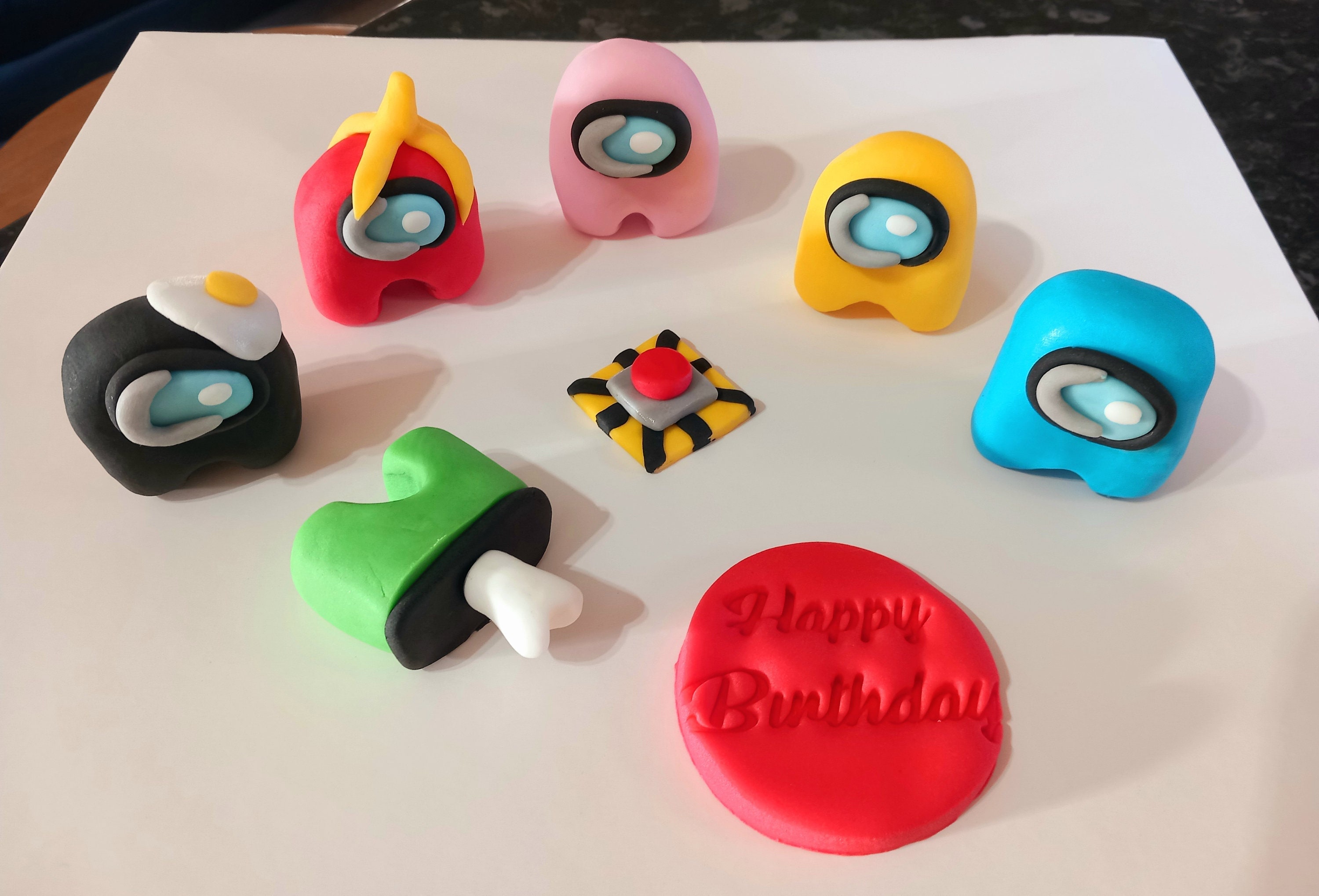 Unofficial Among Us Cake Toppers, Edible and Handmade Etsy