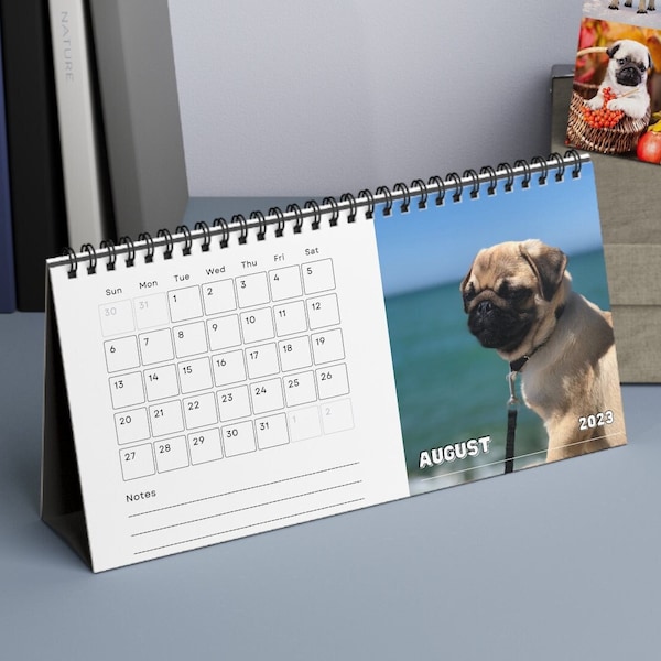 Pug Calendar - Etsy