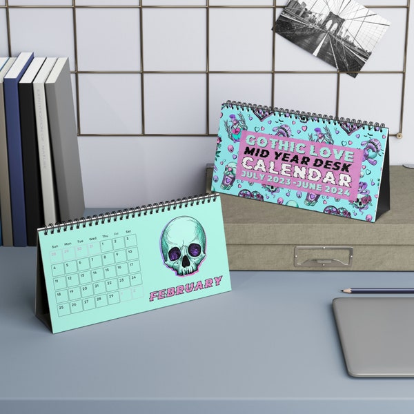 Desk Calendars 2023 2024 Etsy Australia