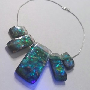 5 piece orgonite pendant necklace energy protection