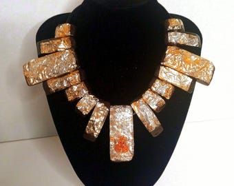 Original Large multi piece orgonite pendant necklace