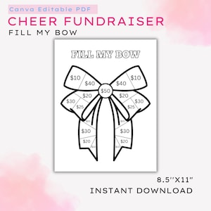 Cheer Bow Fundraiser Template School Cheer Squad Fundraising Forms Cheer Bow Fundraiser Template School Cheer Squad Fundraising Forms
