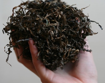 Seagrass impregnated with rubber, wild-harvested, for natural pillows, cuddly toys, dog beds 250g / 1kg