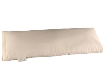60 x 25 cm Knie-Lagerungskissen, Körperkissen in Bio-Qualität mit verschiedenen Natur-Füllstoffen  waschbar, langlebig (10 Jahre und mehr)