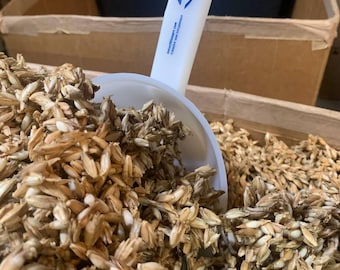 Cáscaras de espelta orgánicas impregnadas con caucho una sola vez, 500 g / 2 kg / 4 kg / 20 kg, aprox. 80 g/litro, lavables, duraderas (10 años o más).