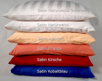 28 x 170 cm nursing pillow covers made of organic cotton, in 8 colors, eco-dyed