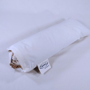 Kombi Knielagerungs-Kissen 60 x 25 cm Bio Hirseschalen und Wollkügelchen-Schlauchkern, 0624336