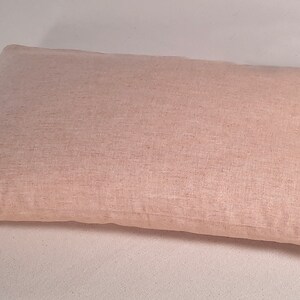 Housse de coussin cervical en coton biologique, 25 x 40 cm en 8 couleurs Renforce, Zimt