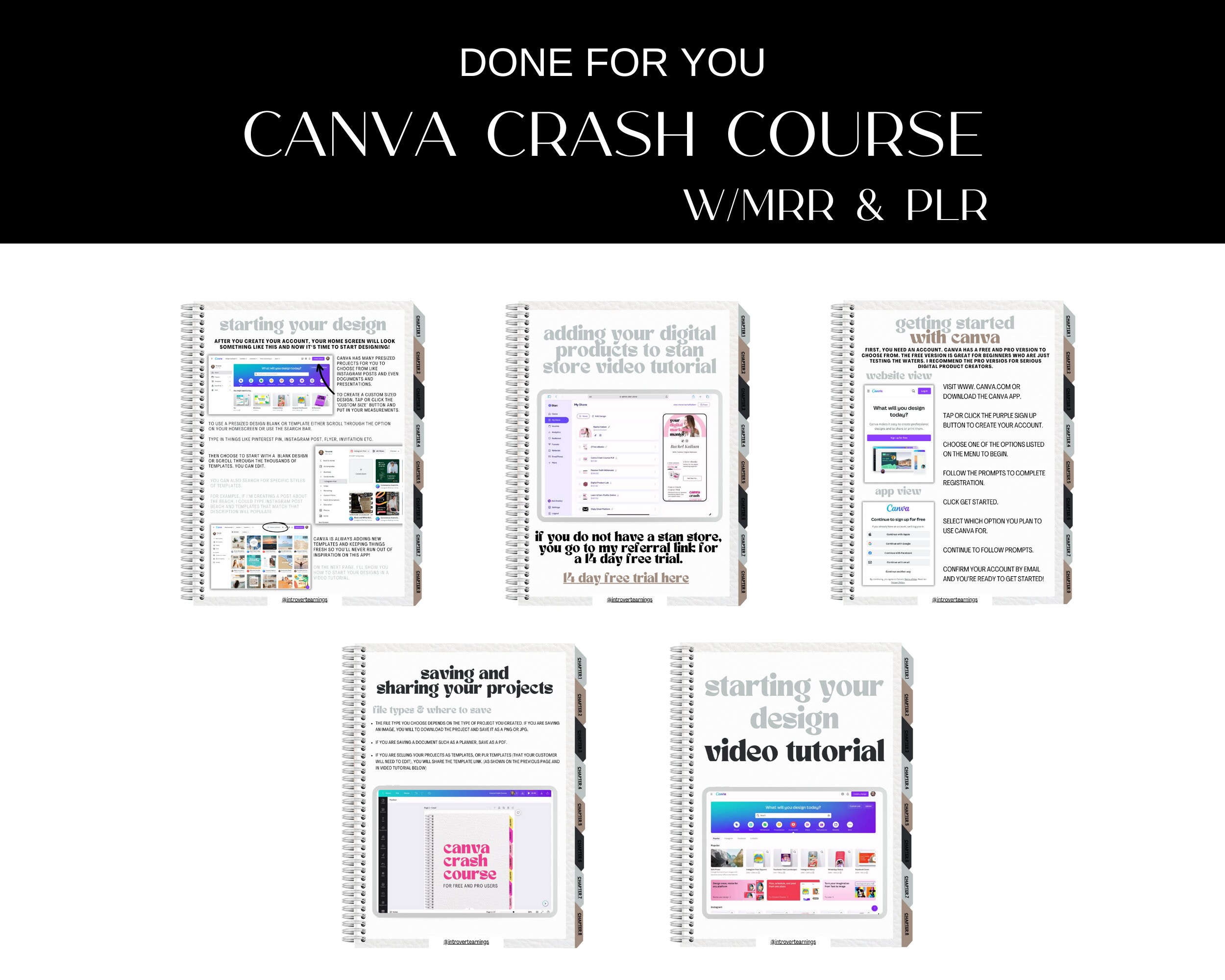 Canva Crash Course With Master Resell Right MRR and Private Label ...