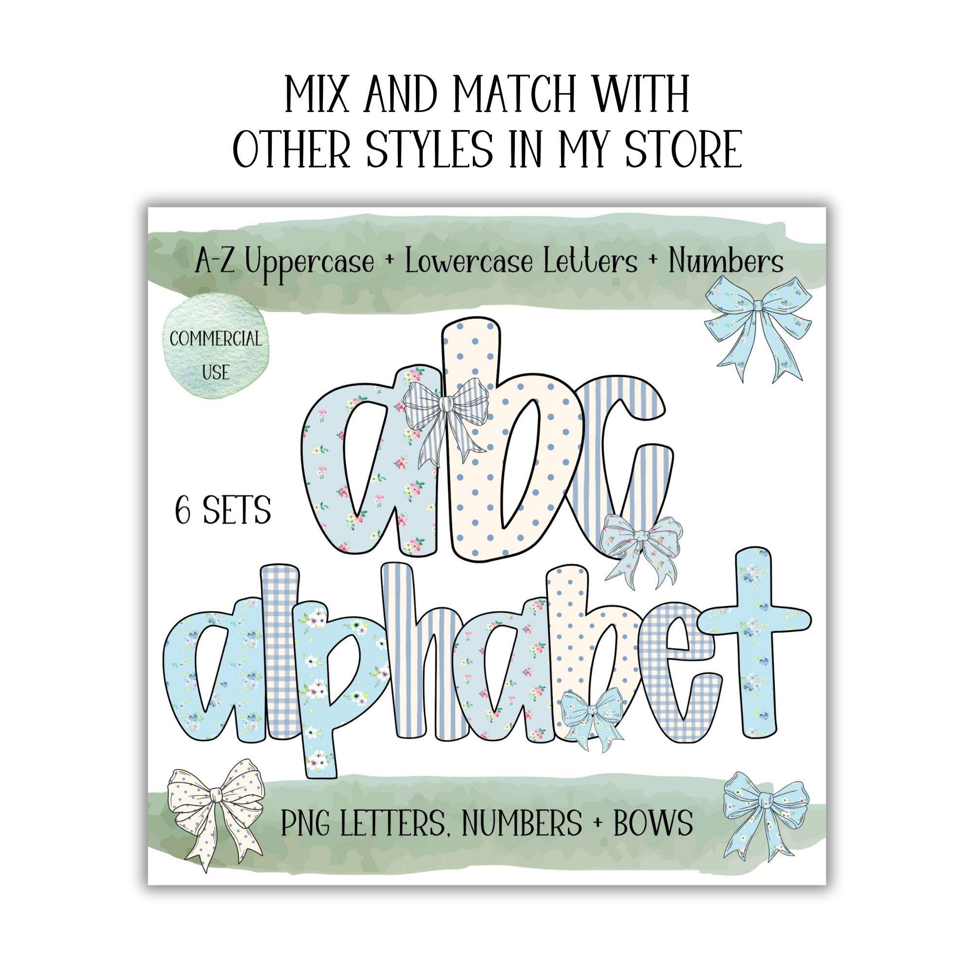 Pink Floral Alphabet PNG, Watercolor Doodle Letters, Grandmillenial ...