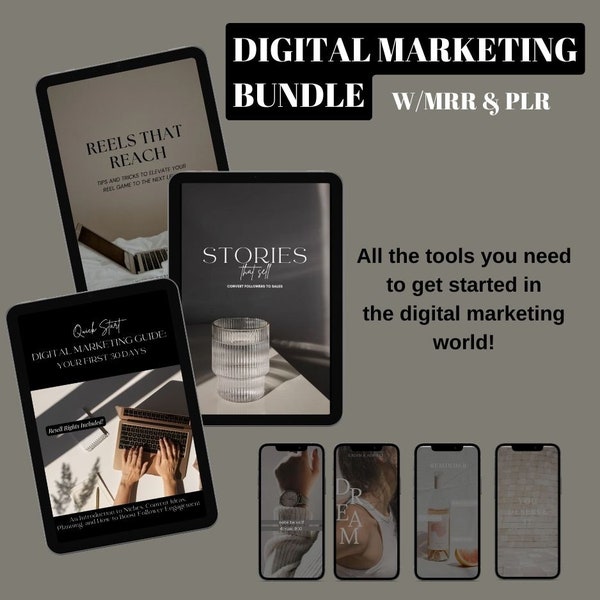 Done for You: Stories that sell,Reels that reach,Digital Marketing Guide,Faceless w/Master Resell Right (MRR) and Private Label Rights (PLR)