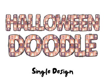 Halloween Clipart Alphabet, Cute Ghost Letters, Spooky Alphabet, Commercial Use