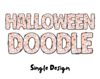 Halloween Alphabet, Cute Halloween Letters, Spooky Alphabet, Commercial Use