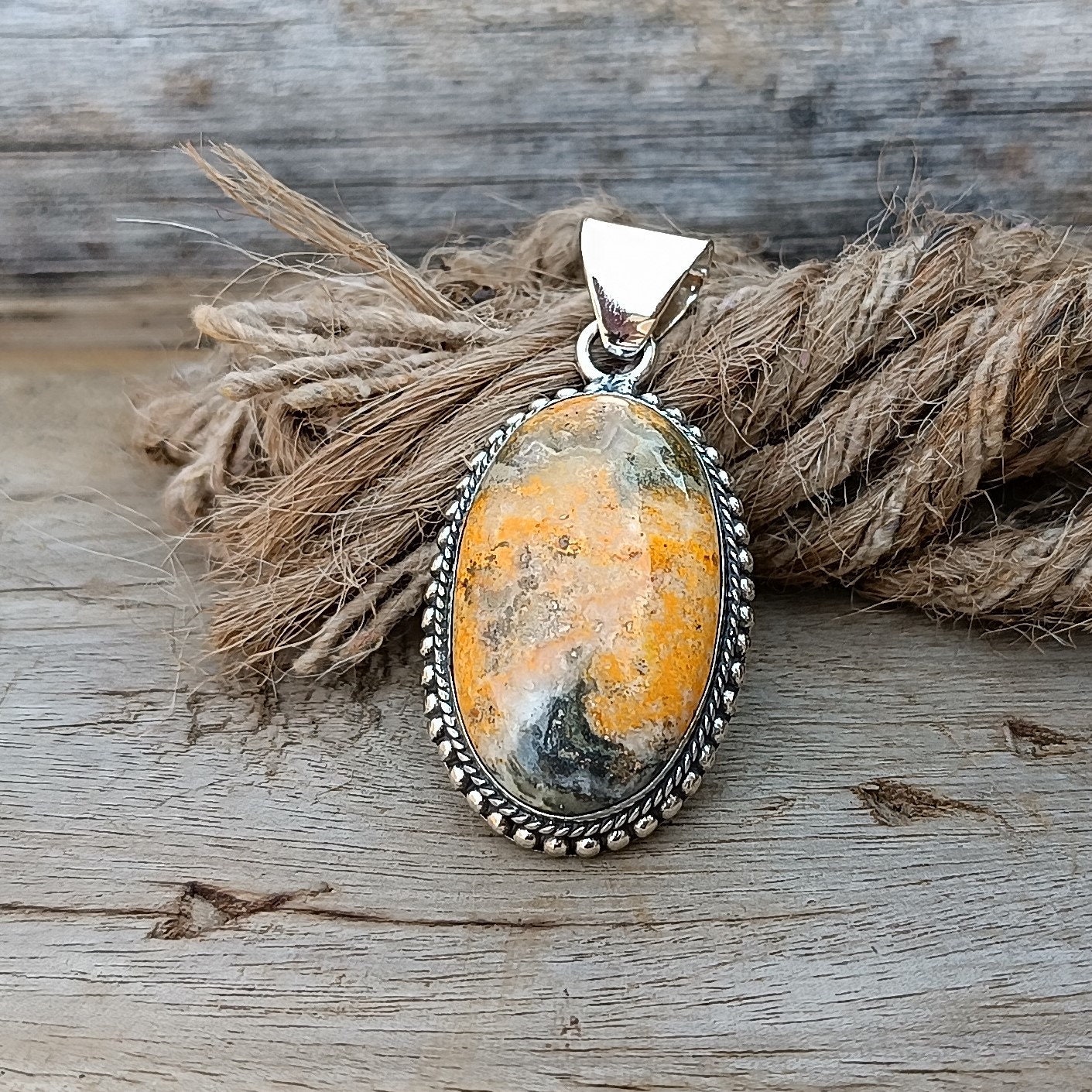 Bumblebee jasper necklace new arrivals