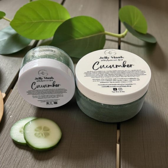Hydrating Jelly Mask: Natural Cucumber Facial Mask