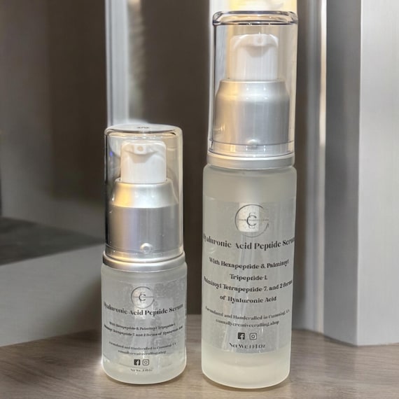 Hyaluronic Acid, Hexapeptide-8, Niacinimide, Allantoin, Panthenol, Anti-Aging/Soothing Face Serum