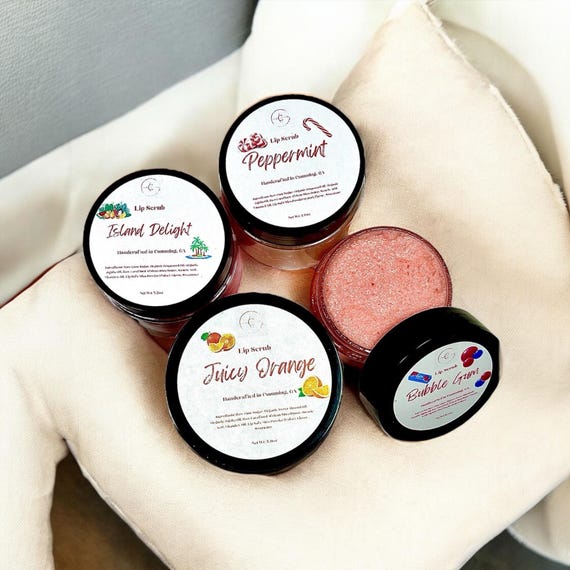 Semi-Solid Moisturizing Exfoliating Lip Sugar Scrub