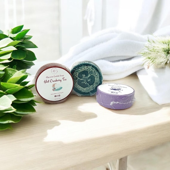Loofah Soaps/Exfoliating/Glycerin Soap/Shea Butter