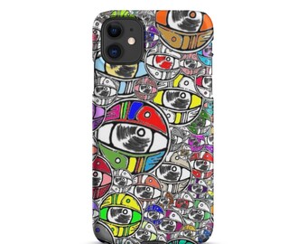 COReLew "Eyes of Color" iPhone Case | Bold Abstract Eye Streetwear Design