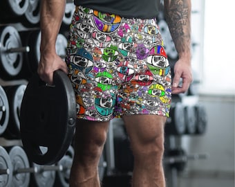 COReLew All-Over Print Unisex Athletic Long Shorts