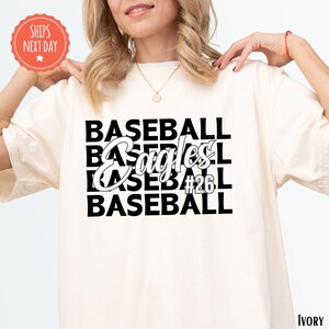 Baseball Shirt - Personalized Baseball TShirt - Baseball Team Shirts - Custom Baseball Shirts - Baseball Gameday Tshirt - Baseball Mom Tee
