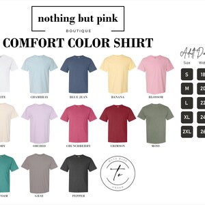 a shirt with different colors and sizes for men and women