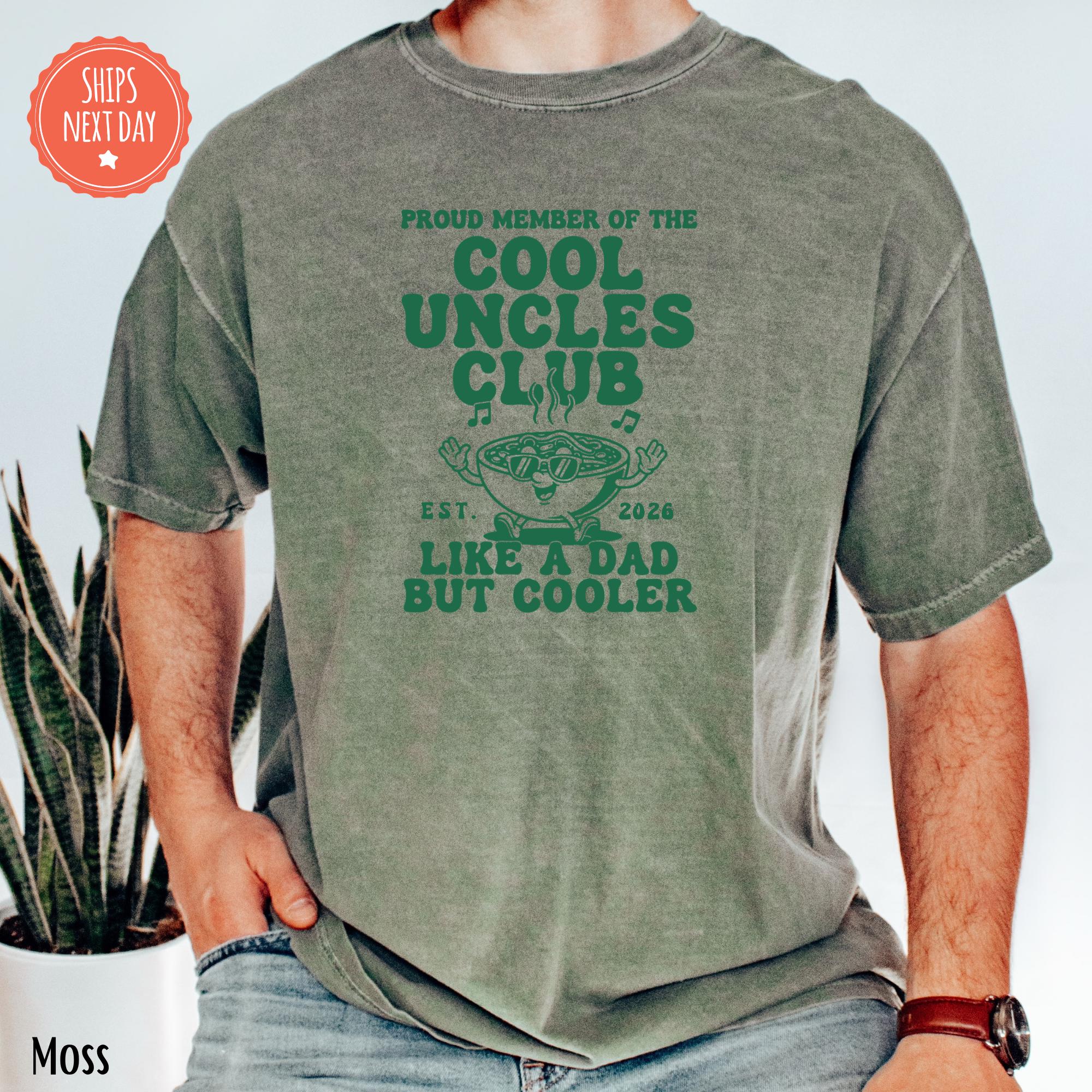 Personalized Cool Uncles Club Shirt, Custom Est New Uncle Gift ...