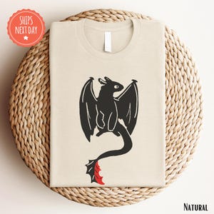 Dragon Shirt - Cute Dragon Tshirt - Dragon Lover Shirt - Dragon Graphic Shirt - Gift For Dragon Lover - Vintage Dragon - Retro Dragon