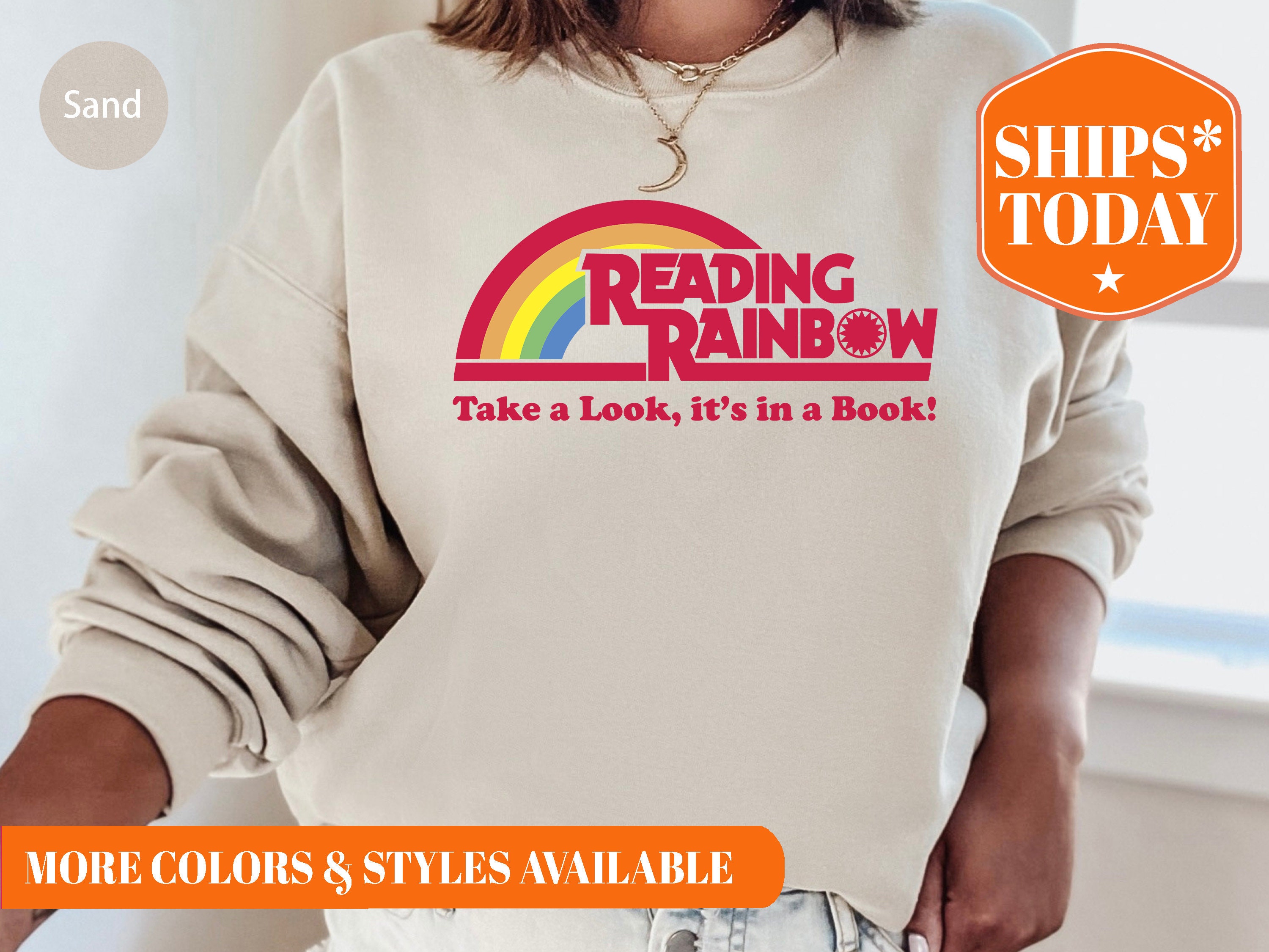 Reading rainbow sweatshirt sale