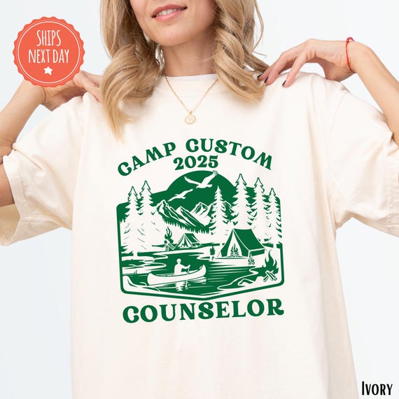 Custom Camp Counselor Shirt - Summer Camp Tee - Personalized Camp Counselor TShirt - Family Camp Shirts - Friends Camping Trip TShirts