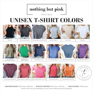a women's t - shirt with different colors