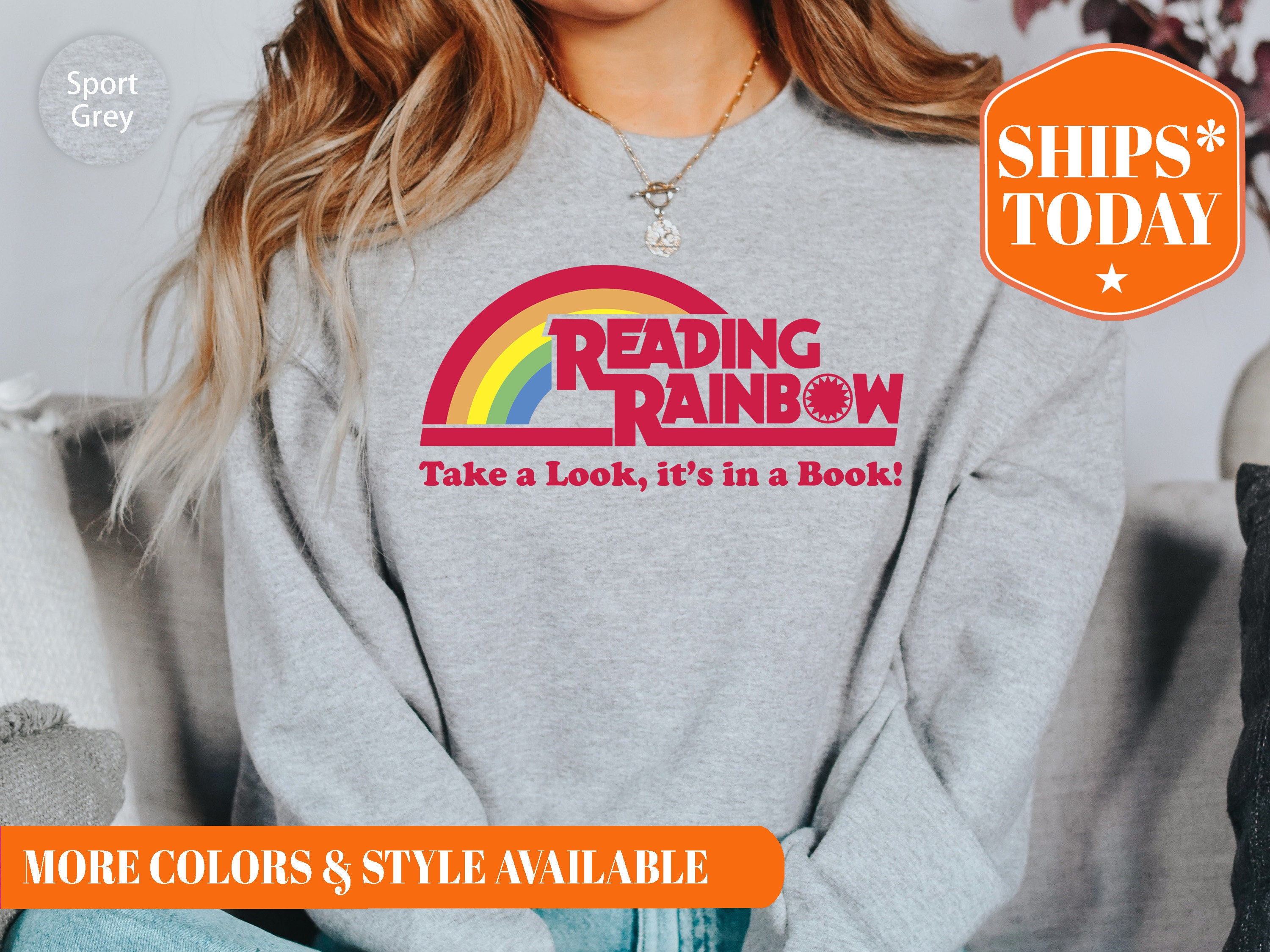 Reading Rainbow Sweatshirt Reading Rainbow Hoodie Take A Look It s