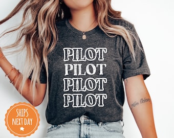 Pilot Shirt - Pilot T Shirt - Aviator Shirt - Future Pilot - Pilot Gift - Airplane Shirt - Gifts for Pilots - 2618w