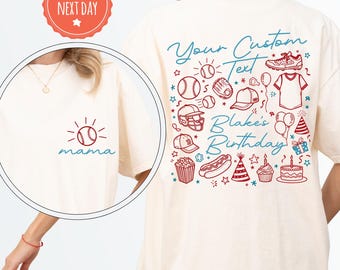 Baseball First Birthday Shirt, 1st Bday Baseball Outfit, Sports Party