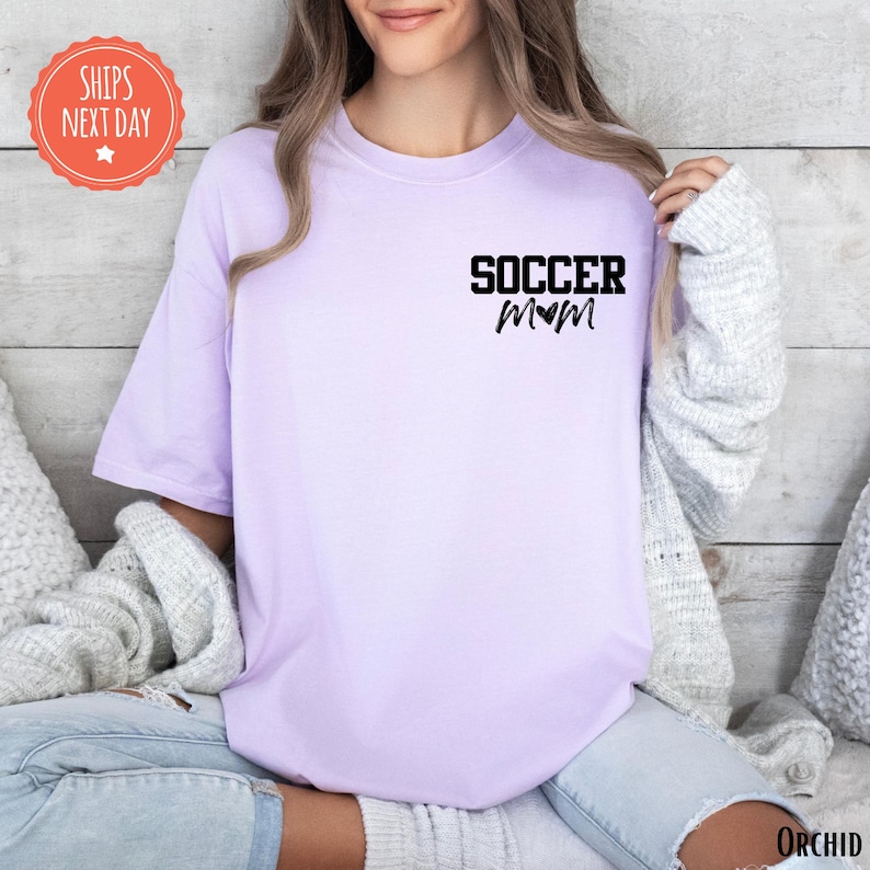 Personalized Soccer Mom Shirt - Custom Soccer Mom Shirt - Soccer Mama TShirt - Soccer Mom Gift - Mothers Day Gift - Soccer Mom TShirt image 5