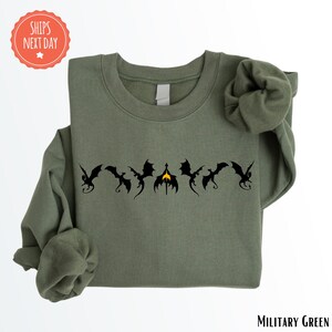 Fantasy Book Dragon Rider Sweatshirt - Dragon Academy - Dragon School - Dragon Bookish Crewneck - Book Dragon Sweater - Fantasy Booknerd