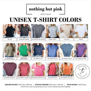 a women's t - shirt with different colors