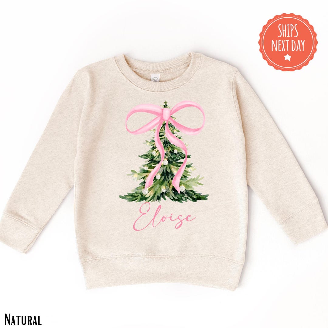 Girls Customised Christmas Sweater